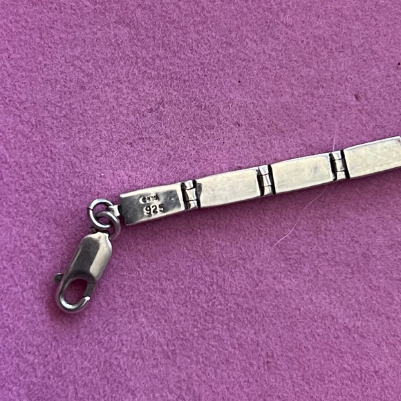 ✨Vintage ✨ Turquoise Bracelet - Stamped 925 Sterling Silver - Picture 6 of 6